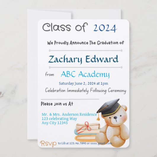 Uitnodiging (Voorkant)