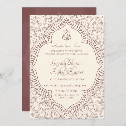 Uitnodiging (Voorkant / Achterkant)