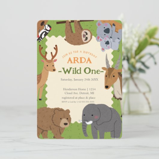 Uitnodiging (Staand voorkant)