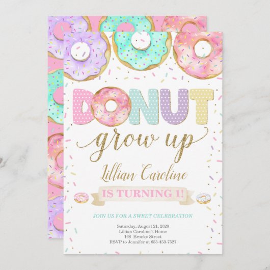 Uitnodiging (Voorkant / Achterkant)