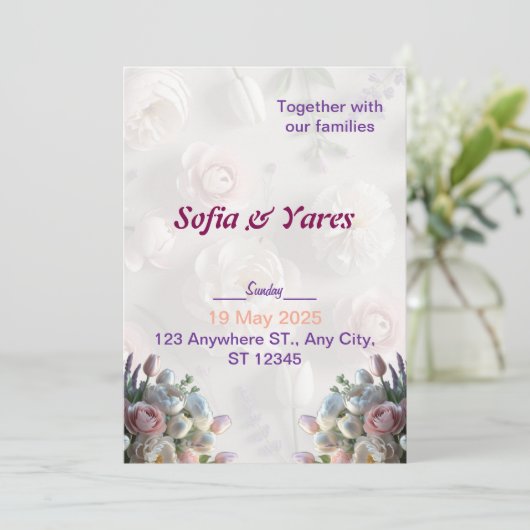 Uitnodiging (Staand voorkant)