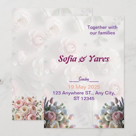 Uitnodiging (Voorkant / Achterkant)