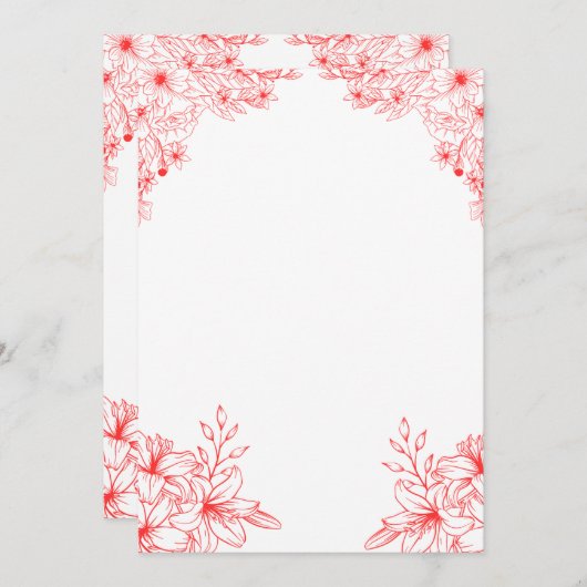 Uitnodiging (Voorkant / Achterkant)