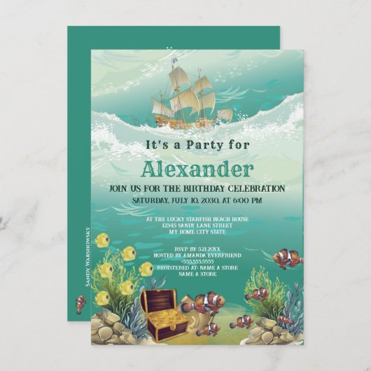 Uitnodiging (Voorkant / Achterkant)