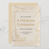 Uitnodiging (Voorkant / Achterkant)