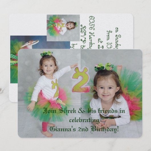 Uitnodiging (Voorkant / Achterkant)