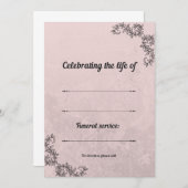 Uitnodiging (Voorkant / Achterkant)