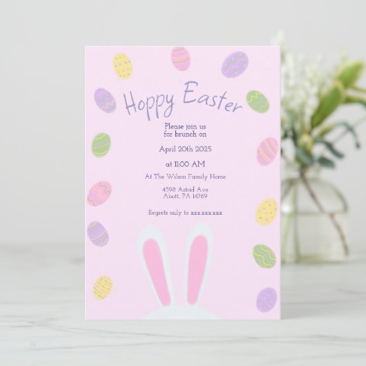 Uitnodiging (Staand voorkant)