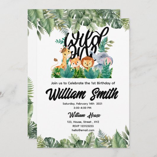 Uitnodiging (Voorkant / Achterkant)