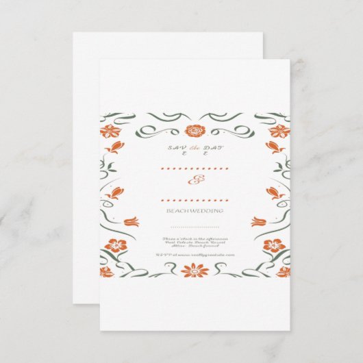 Uitnodiging (Voorkant / Achterkant)