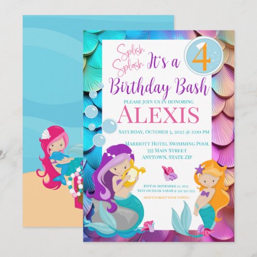 Uitnodiging (Voorkant / Achterkant)