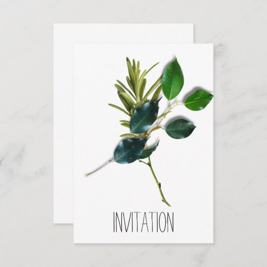 Uitnodiging (Voorkant / Achterkant)