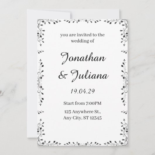 uitnodiging (Voorkant)