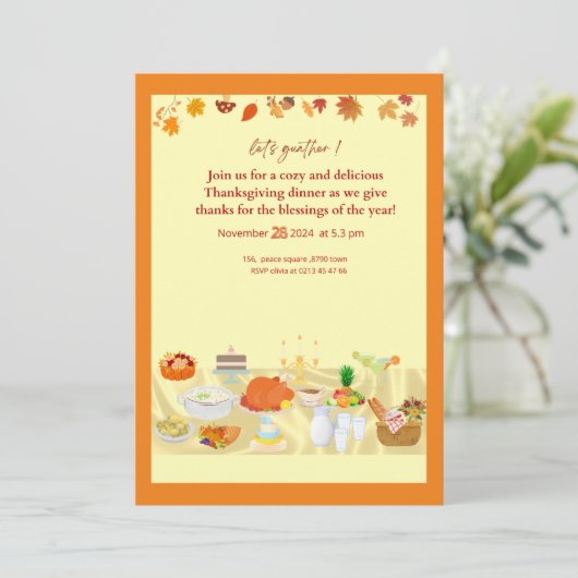 Uitnodiging (Staand voorkant)