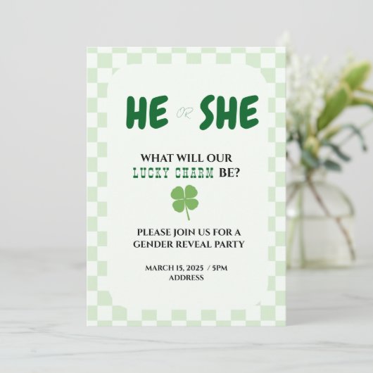 Uitnodiging (Staand voorkant)