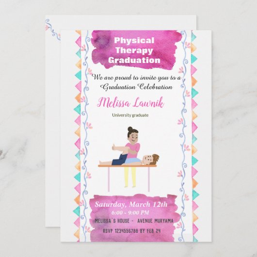 Uitnodiging (Voorkant / Achterkant)