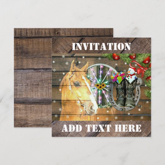 Uitnodiging (Voorkant / Achterkant)