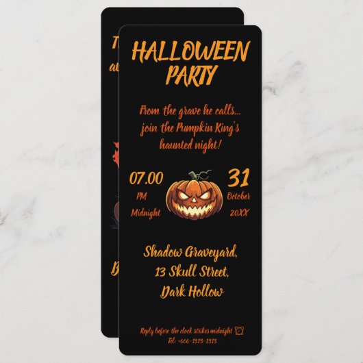 Uitnodiging (Voorkant / Achterkant)