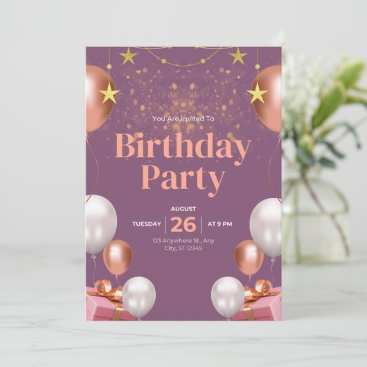 Uitnodiging (Staand voorkant)