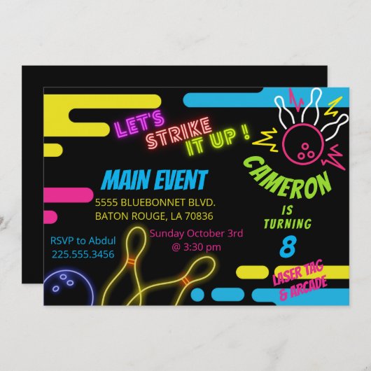 Uitnodiging (Voorkant / Achterkant)