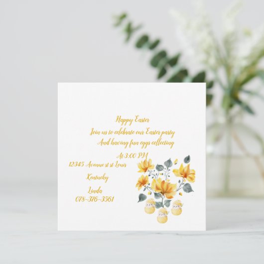 Uitnodiging (Staand voorkant)