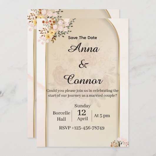 uitnodiging (Voorkant / Achterkant)