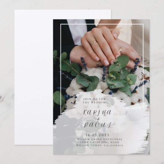 Uitnodiging (Voorkant / Achterkant)