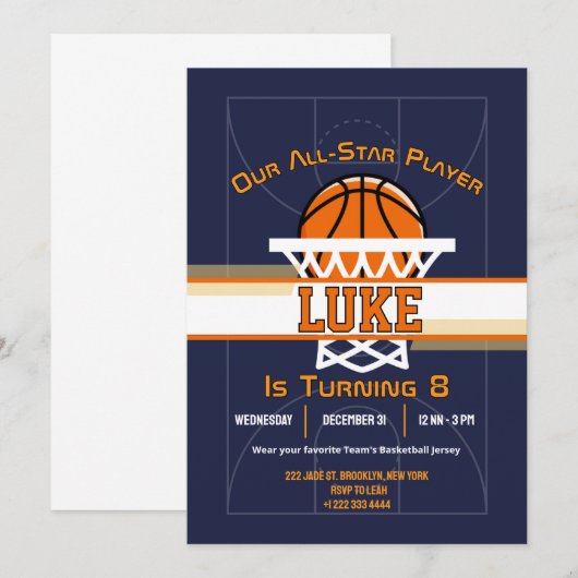 Uitnodiging (Voorkant / Achterkant)