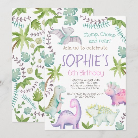 Uitnodiging (Voorkant / Achterkant)