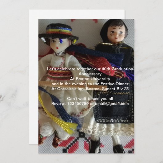 Uitnodiging (Voorkant / Achterkant)