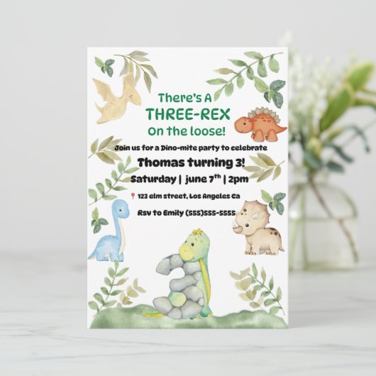 Uitnodiging (Staand voorkant)