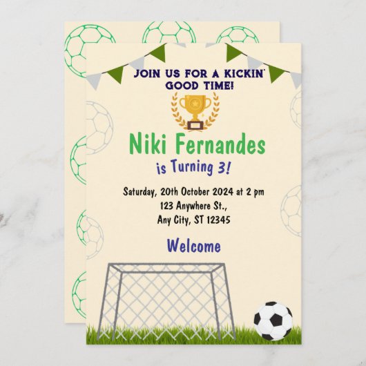 Uitnodiging (Voorkant / Achterkant)