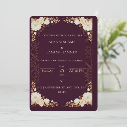 Uitnodiging (Staand voorkant)