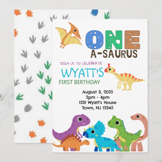 Uitnodiging (Voorkant / Achterkant)