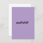 Uitnodiging (Voorkant / Achterkant)