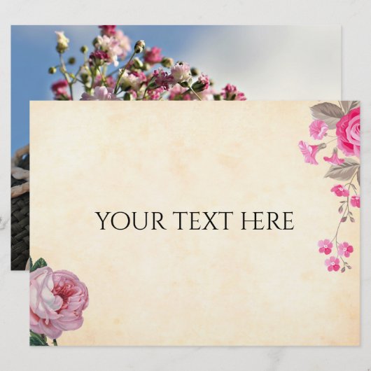 Uitnodiging (Voorkant / Achterkant)