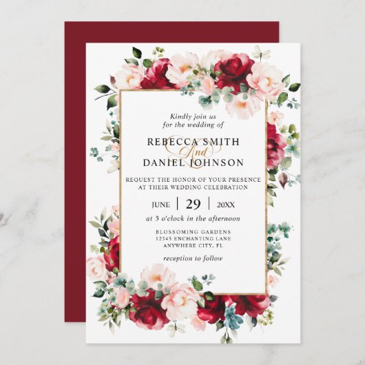 Uitnodiging (Voorkant / Achterkant)