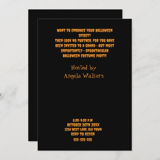 Uitnodiging (Voorkant / Achterkant)