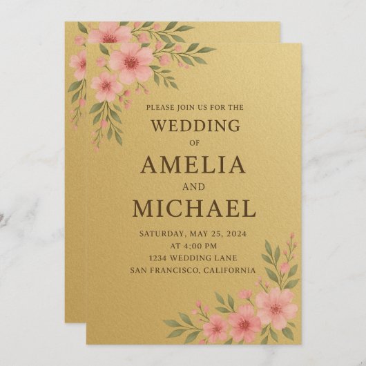 UITNODIGING (Voorkant / Achterkant)