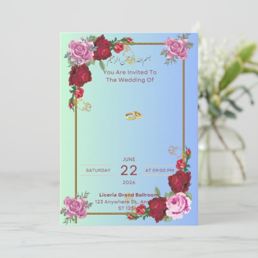 Uitnodiging (Staand voorkant)