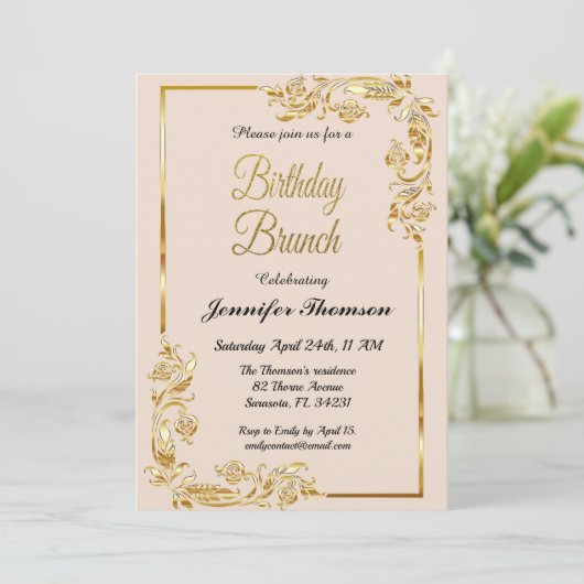 Uitnodiging (Staand voorkant)