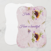 Uitnodiging (Voorkant / Achterkant)