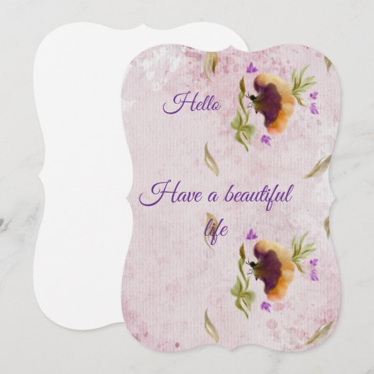 Uitnodiging (Voorkant / Achterkant)