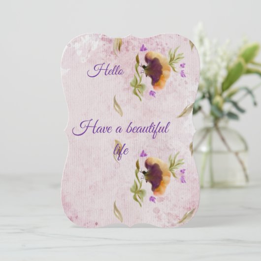 Uitnodiging (Staand voorkant)