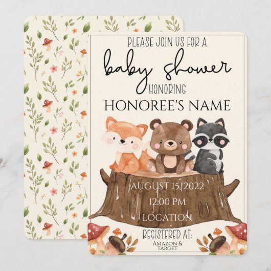 Uitnodiging (Voorkant / Achterkant)