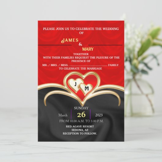 Uitnodiging (Staand voorkant)