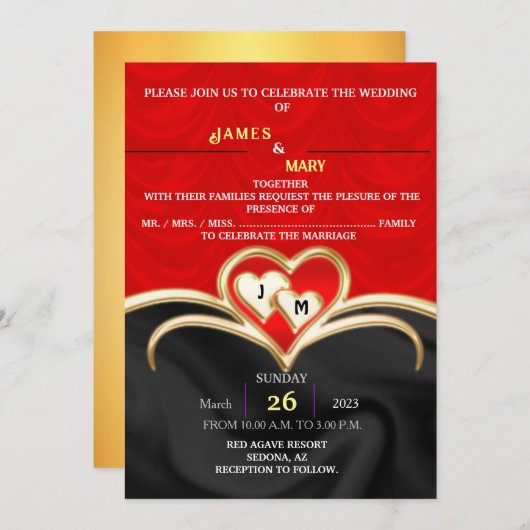 Uitnodiging (Voorkant / Achterkant)