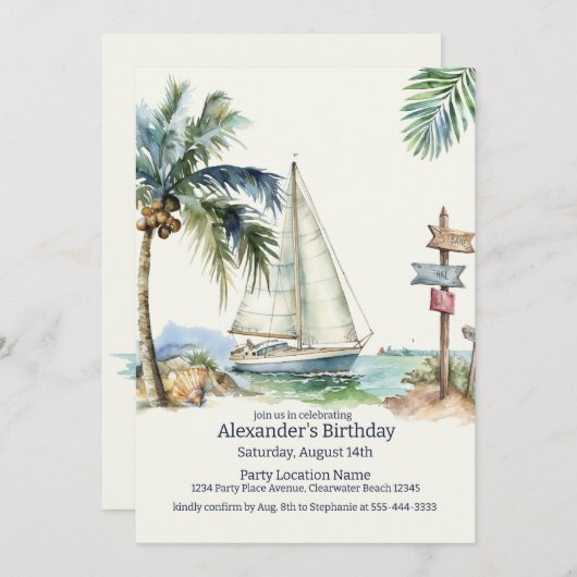 Uitnodiging (Voorkant / Achterkant)