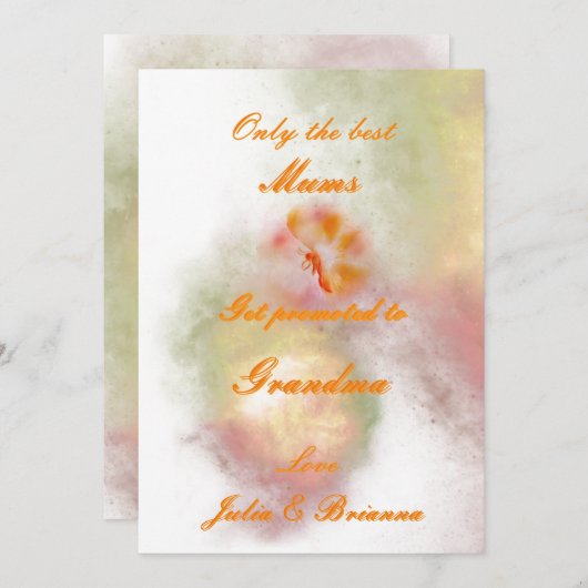 uitnodiging (Voorkant / Achterkant)