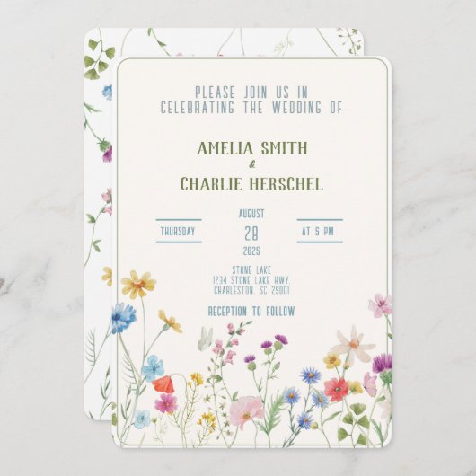 Uitnodiging (Voorkant / Achterkant)